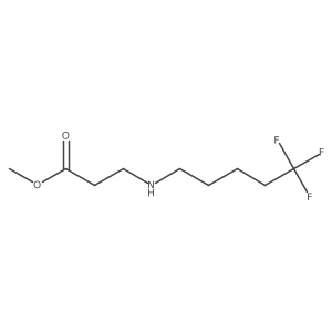 Methyl 3-[(5,5,5-trifluoropentyl)amino]propanoate结构式