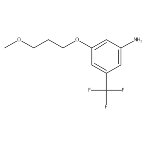 3-(3-Methoxypropoxy)-5-(trifluoromethyl)aniline Structure