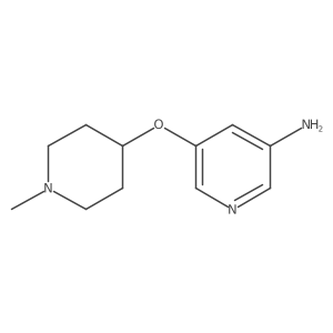 5-((1-Methylpiperidin-4-yl)oxy)pyridin-3-amine Structure