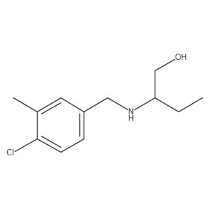 2-{[(4-Chloro-3-methylphenyl)methyl]amino}butan-1-ol Structure