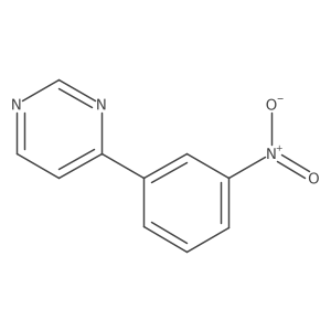 4-(3-Nitrophenyl)pyrimidine结构式