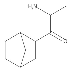 2-Amino-1-{bicyclo[2.2.1]heptan-2-yl}propan-1-one Structure