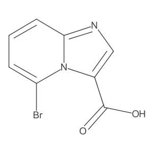 5-Bromoimidazo[1,2-a]pyridine-3-carboxylic acid Structure