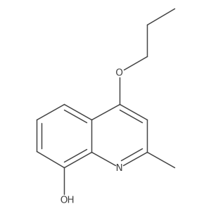 2-Methyl-4-propoxyquinolin-8-ol Structure