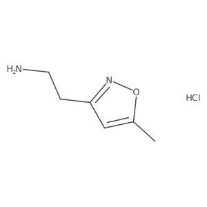 2-(5-Methylisoxazol-3-yl)ethanamine hydrochloride结构式