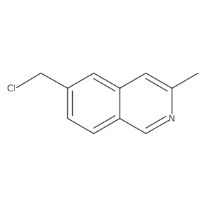 6-Chloromethyl-3-methyl-isoquinoline Structure