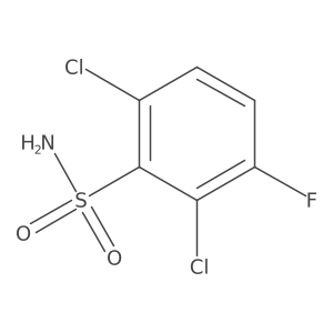2,6-Dichloro-3-fluorobenzenesulfonamide Structure