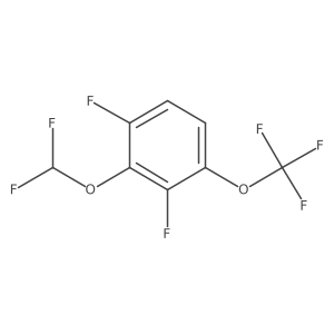 1,3-Difluoro-2-difluoromethoxy-4-(trifluoromethoxy)benzene结构式