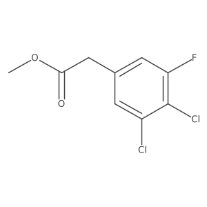 Methyl 3,4-dichloro-5-fluorophenylacetate结构式