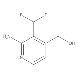 (2-Amino-3-(difluoromethyl)pyridin-4-yl)methanol Structure