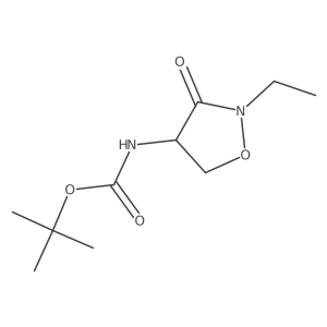 4-(Boc-amino)-2-ethylisoxazolidin-3-one结构式