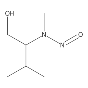 3-Methyl-2-[methyl(nitroso)amino]butan-1-ol Structure