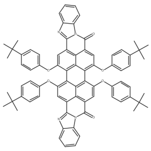 8,9,19,20-TEtrakis[4-(1,1-dimethylethyl)phenoxy]bisbenzimidazo[2,1-a:1 inverted exclamation marka,2 inverted exclamation marka-b inverted exclamation marka]anthra[2,1,9-def:6,5,10-d'e'f inverted exclamation marka]diisoquinoline-6,11-dione Structure
