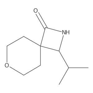 3-(Propan-2-yl)-7-oxa-2-azaspiro[3.5]nonan-1-one Structure