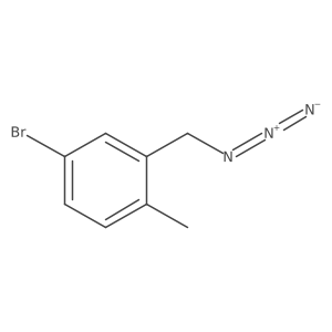 2-(Azidomethyl)-4-bromo-1-methylbenzene结构式