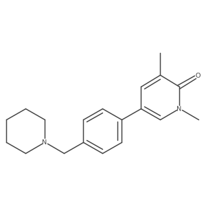 1,3-Dimethyl-5-[4-(1-piperidinylmethyl)phenyl]-2(1h)-pyridinone结构式