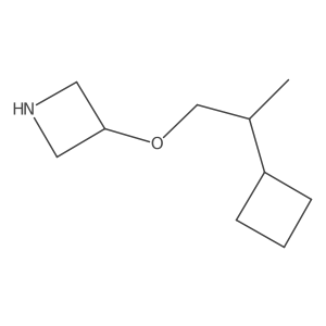 3-(2-Cyclobutylpropoxy)azetidine Structure