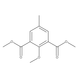 1,3-Benzenedicarboxylic acid, 2-methoxy-5-methyl-, 1,3-dimethyl ester结构式