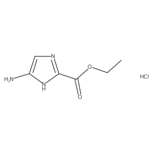 ethyl 4-amino-1H-imidazole-2-carboxylate hydrochloride Structure