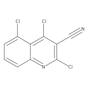 2,4,5-Trichloroquinoline-3-carbonitrile Structure