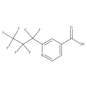 2-(Perfluoropropyl)isonicotinic acid结构式