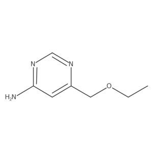 6-(Ethoxymethyl)pyrimidin-4-amine Structure