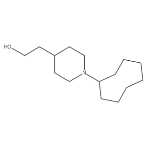 2-(1-Cyclooctylpiperidin-4-yl)ethan-1-ol结构式