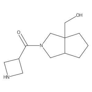 azetidin-3-yl(3a-(hydroxymethyl)hexahydrocyclopenta[c]pyrrol-2(1H)-yl)methanone Structure