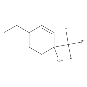 4-Ethyl-1-(trifluoromethyl)cyclohex-2-en-1-ol结构式