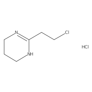 2-(2-Chloroethyl)-1,4,5,6-tetrahydropyrimidine hydrochloride Structure