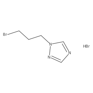 1-(3-Bromopropyl)-1H-1,2,4-triazole hydrobromide Structure
