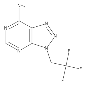 3-(2,2,2-trifluoroethyl)-3H-[1,2,3]triazolo[4,5-d]pyrimidin-7-amine Structure
