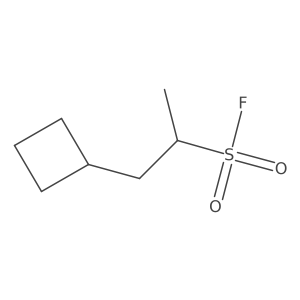 1-Cyclobutylpropane-2-sulfonyl fluoride结构式