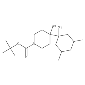 Tert-butyl 4-(1-amino-3,5-dimethylcyclohexyl)-4-hydroxypiperidine-1-carboxylate Structure