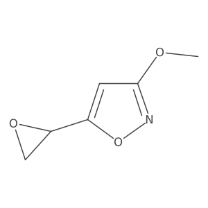 3-methoxy-5-[(2R)-oxiran-2-yl]-1,2-oxazole Structure