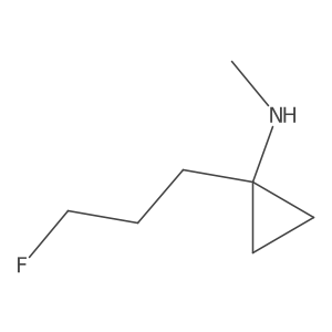 1-(3-fluoropropyl)-N-methylcyclopropan-1-amine Structure