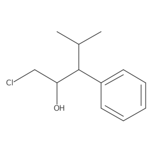 1-Chloro-4-methyl-3-phenylpentan-2-ol结构式