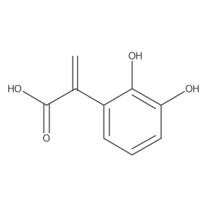 2-(2,3-Dihydroxyphenyl)prop-2-enoic acid Structure