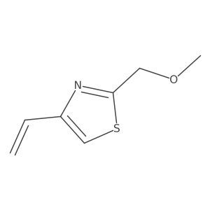 4-Ethenyl-2-(methoxymethyl)-1,3-thiazole结构式
