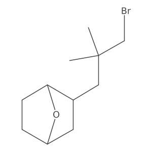 2-(3-Bromo-2,2-dimethylpropyl)-7-oxabicyclo[2.2.1]heptane结构式