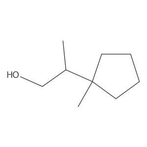 (2S)-2-(1-Methylcyclopentyl)propan-1-ol结构式