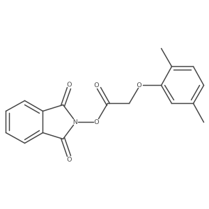 1,3-dioxo-2,3-dihydro-1H-isoindol-2-yl 2-(2,5-dimethylphenoxy)acetate Structure