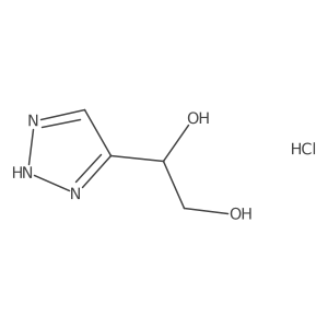 (1S)-1-(2H-Triazol-4-yl)ethane-1,2-diol;hydrochloride Structure