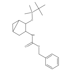 benzyl N-[(1R,2R,3R,5R)-2-[tert-butyl(dimethyl)silyl]oxy-3-bicyclo[3.1.0]hexanyl]carbamate Structure
