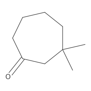 3,3-Dimethylcycloheptanone Structure