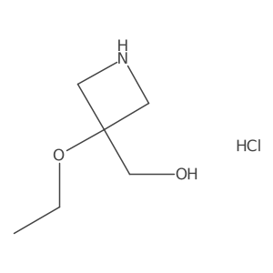 (3-Ethoxyazetidin-3-yl)methanol hydrochloride结构式