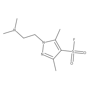 1-[2-(dimethylamino)ethyl]-3,5-dimethyl-1H-pyrazole-4-sulfonyl fluoride Structure