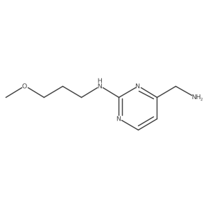 4-(aminomethyl)-N-(3-methoxypropyl)pyrimidin-2-amine Structure
