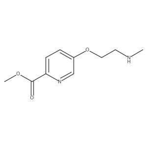 Methyl 5-[2-(methylamino)ethoxy]pyridine-2-carboxylate Structure