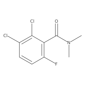 2,3-Dichloro-6-fluoro-N,N-dimethylbenZamide结构式